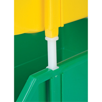 Bac empilable & &agrave; suspendre, 5-7/8" la, 4-11/16" h x 9-13/16" p, Jaune Les Distributions ICE