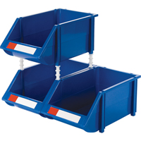 Bac empilable & &agrave; suspendre, 8-3/16" la, 6-3/16" h x 14" p, Bleu Les Distributions ICE