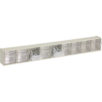 Tip-Out Bins Modular Storage System, 23-5/8" W x 2-1/2" D x 3-1/8" H, 9 Drawers Les Distributions ICE