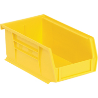 Bacs ultra empilable & suspendable, 4-1/8" la, 3" h x 7-3/8" p, Jaune Les Distributions ICE