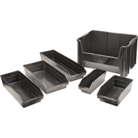 Recycled Shelf Bins, 4-1/8" W x 11-5/8" D x 4" H, 30 lbs. Capacity Les Distributions ICE
