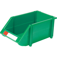 Bac empilable & &agrave; suspendre, 8-3/16" la, 6-3/16" h x 14" p, Vert Les Distributions ICE