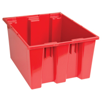 Contenants Stack & Nest, 10" x 19,5" x 15,5", Rouge Les Distributions ICE