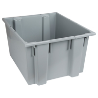 Contenants Stack & Nest, 13" x 23,5" x 19,5", Gris Les Distributions ICE