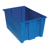Contenants Stack & Nest, 15" x 29,5" x 19,5", Bleu Les Distributions ICE