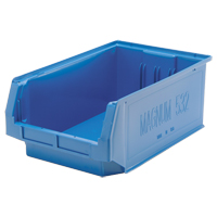 Contenants g&eacute;ants empilables, 12,375" la x 19,75" p x 7,875" h, Bleu Les Distributions ICE