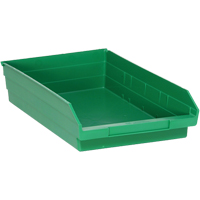 Bacs pour tablette, 11-1/8" la x 4" H x 17-7/8" p, Vert, Capacit&eacute; 40 lb Les Distributions ICE