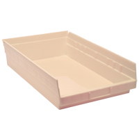 Bac pour &eacute;tag&egrave;re &eacute;conomique, 11-1/8" la, 4" h x 17-7/8" p, Ivoire Les Distributions ICE
