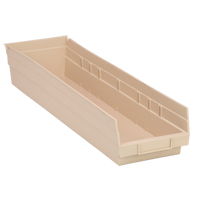 Bac pour &eacute;tag&egrave;re &eacute;conomique, 6-5/8" la, 4" h x 23-5/8" p, Ivoire Les Distributions ICE