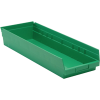 Bacs pour tablette, 8-3/8" la x 4" H x 23-5/8" p, Vert, Capacit&eacute; 50 lb Les Distributions ICE