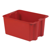 Contenants Stack-N-Nest de Plexton, 19,9" la x 27,5" p x 14" h, Rouge Les Distributions ICE