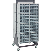 Ensemble mobile de support sur pied pour casiers de rangement &agrave; emboîtement Les Distributions ICE