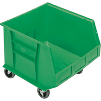 Bac mobile, 14" ha x 16-1/2" la x 18" p, Capacit&eacute; de 75 lb, Vert Les Distributions ICE