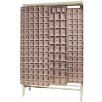 Free-Standing Tip-Out Bins Slider System, 48" W x 18" D x 77" H, 303 Drawers Les Distributions ICE
