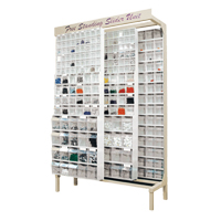 Free-Standing Tip-Out Bins Slider System, 48" W x 18" D x 77" H, 720 Drawers Les Distributions ICE