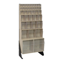 Tip-Out Bins Stand, 23-5/8" W x 8" D x 52" H, 38 Drawers Les Distributions ICE