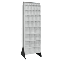 Tip-Out Bins Stand, 23-5/8" W x 16" D x 75" H, 72 Drawers Les Distributions ICE