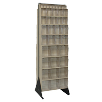 Tip-Out Bins Stand, 23-5/8" W x 16" D x 75" H, 72 Drawers Les Distributions ICE