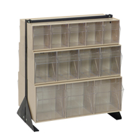 Tip-Out Bins Stand, 23-5/8" W x 16" D x 28" H, 24 Drawers Les Distributions ICE