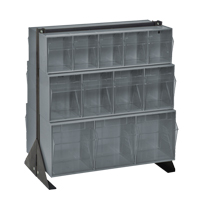 Tip-Out Bins Stand, 23-5/8" W x 16" D x 28" H, 24 Drawers Les Distributions ICE