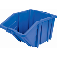 Bac g&eacute;ant en plastique, 15-1/2" la x 13" H x 25" p, Bleu, Capacit&eacute; 200 lb Les Distributions ICE