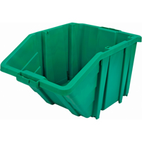 Bac g&eacute;ant en plastique, 15-1/2" la x 13" H x 25" p, Vert, Capacit&eacute; 200 lb Les Distributions ICE