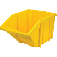 Bac g&eacute;ant en plastique, 15-1/2" la x 13" H x 25" p, Jaune, Capacit&eacute; 200 lb Les Distributions ICE