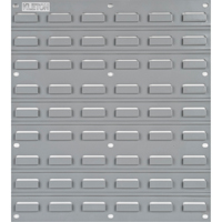 Metal Louvered Panel Bin Support Rack, 16 Bins, 18" W x 1/8" D x 19" H Les Distributions ICE