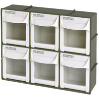 Bac basculant robuste, 11-3/4" la x 3-1/2" p x 9-3/4" h, 6 tiroirs Les Distributions ICE