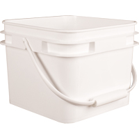 Seau carr&eacute;, Plastique, 2,1 gal. Les Distributions ICE