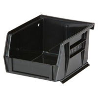 Bac empilable & &agrave; suspendre, 4-1/8" la, 3" h x 5-3/8" p, Noir Les Distributions ICE