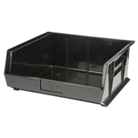 Stack & Hang Bin, 16-1/2" W x 7" H x 14-3/4" D, Black Les Distributions ICE