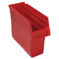 Bacs pour &eacute;tag&egrave;re Store-Max, 4-3/8" la x 8" H x 11-5/8" p, Rouge, Capacit&eacute; 44 lb Les Distributions ICE