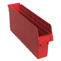 Bacs pour &eacute;tag&egrave;re Store-Max, 4-3/8" la x 8" H x 17-7/8" p, Rouge, Capacit&eacute; 56 lb Les Distributions ICE