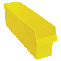 Store-Max Shelf Bins, 6-5/8" W x 8" H x 23-5/8" D, Yellow, 68 lbs. Capacity Les Distributions ICE