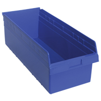 Bacs pour &eacute;tag&egrave;re Store-Max, 11-1/8" la x 8" H x 23-5/8" p, Bleu, Capacit&eacute; 68 lb Les Distributions ICE