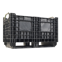 Heavy-Duty BulkTote&reg; Container, 30" L x 16" W x 19.2" H, Black Les Distributions ICE
