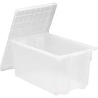 Contenant robuste Stack & Nest, 15" x 19,5" x 29,5", Transparent Les Distributions ICE