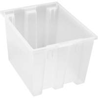 Contenant robuste Stack & Nest, 13" x 15,5" x 19,5", Transparent Les Distributions ICE