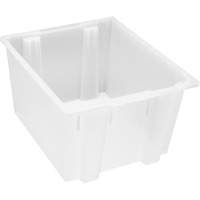 Contenant robuste Stack & Nest, 13" x 19,5" x 23,5", Transparent Les Distributions ICE