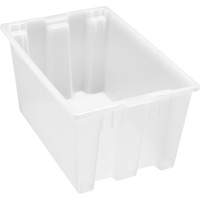 Contenant robuste Stack & Nest, 15" x 19,5" x 29,5", Transparent Les Distributions ICE