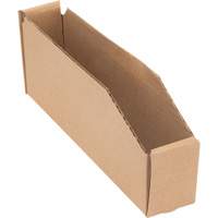 Deep Corrugated Parts Bins, 1-15/16" W x 11-1/4" D x 4-1/2" H, Beige Les Distributions ICE