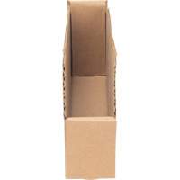 Deep Corrugated Parts Bins, 1-15/16" W x 11-1/4" D x 4-1/2" H, Beige Les Distributions ICE