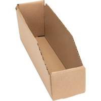 Deep Corrugated Parts Bins, 2-7/8" W x 11-1/4" D x 4-1/2" H, Beige Les Distributions ICE