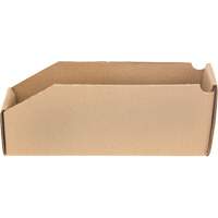 Deep Corrugated Parts Bins, 2-7/8" W x 11-1/4" D x 4-1/2" H, Beige Les Distributions ICE