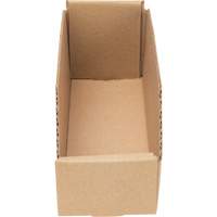 Deep Corrugated Parts Bins, 3-3/4" W x 11-1/4" D x 4-1/2" H, Beige Les Distributions ICE