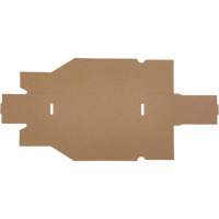 Deep Corrugated Parts Bins, 3-3/4" W x 11-1/4" D x 4-1/2" H, Beige Les Distributions ICE
