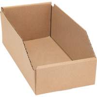 Deep Corrugated Parts Bins, 5-3/4" W x 11-1/4" D x 4-1/2" H, Beige Les Distributions ICE