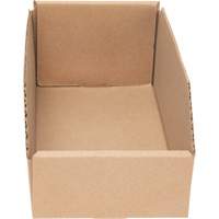 Deep Corrugated Parts Bins, 5-3/4" W x 11-1/4" D x 4-1/2" H, Beige Les Distributions ICE