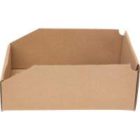 Deep Corrugated Parts Bins, 7-5/8" W x 11-5/16" D x 4-1/2" H, Beige Les Distributions ICE